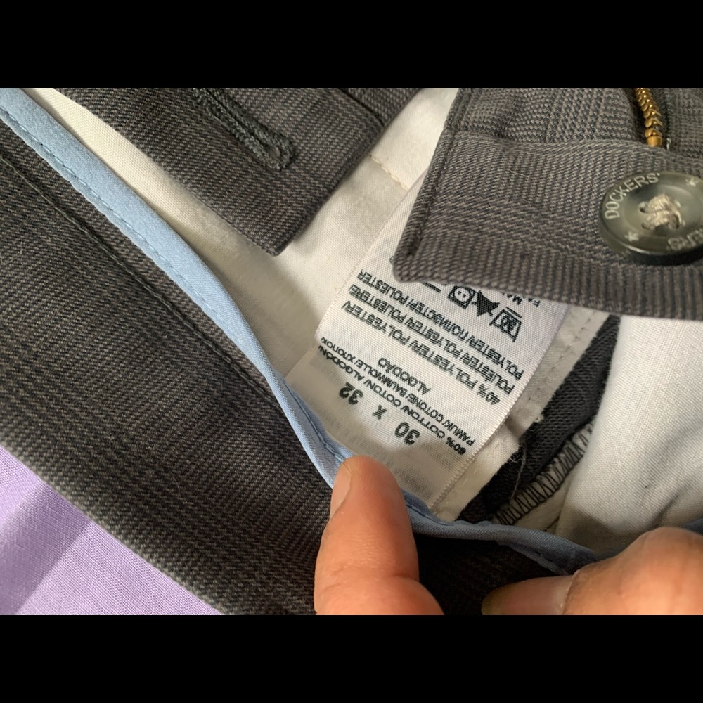 Dockers patterned casual dress chinos
